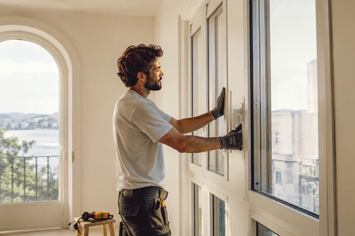 Instalación de ventanas eficientes durante una reforma en Alicante