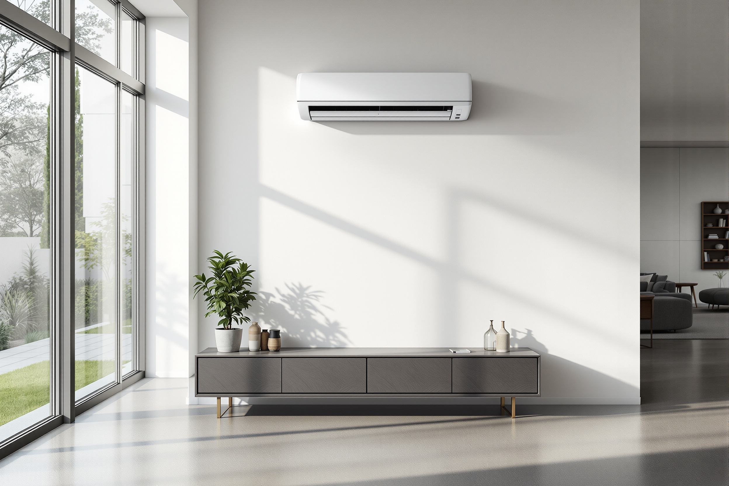 Sistema de aerotermia instalado en una vivienda reformada