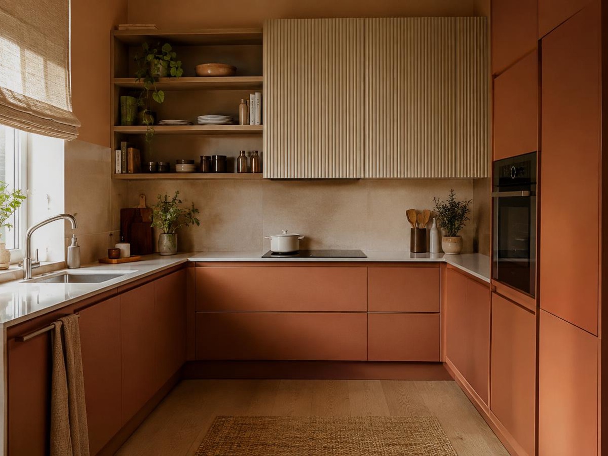 Cocina con soluciones de almacenamiento aprovechando cada rincón